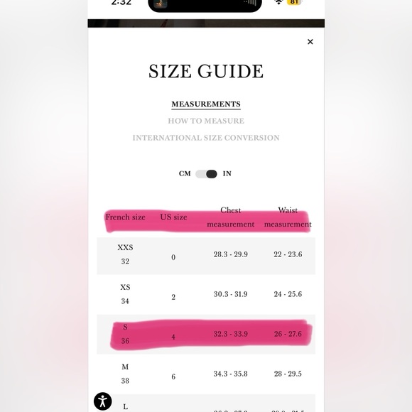 Sezane Matheo Trousers Rosewood - Size 4 - Picture 11 of 11